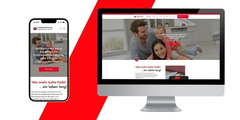 Webdesign Fußbodendämmung Wenigwieser