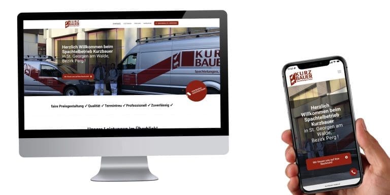 Webdesign – Kurzbauer Maler